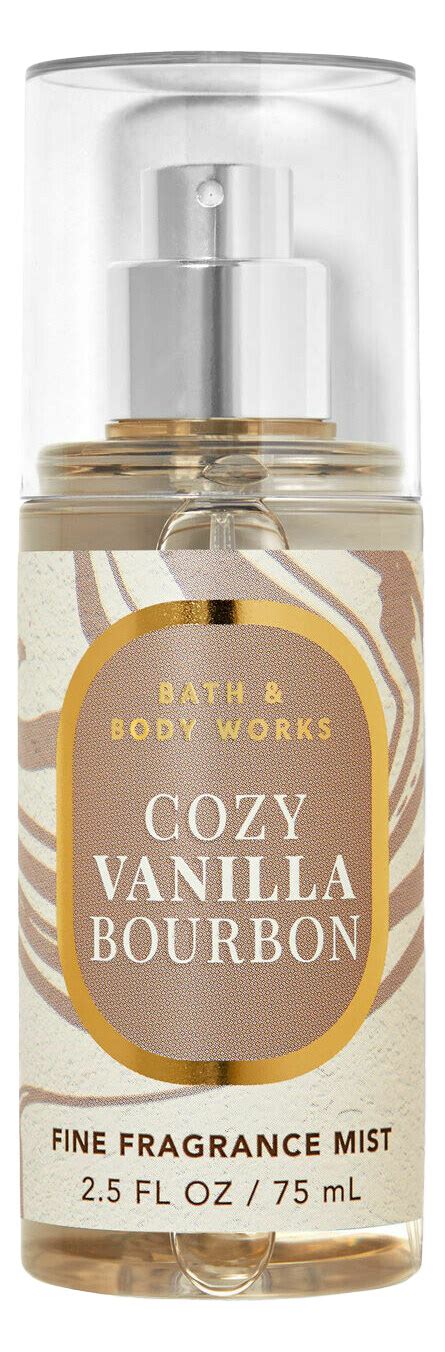 Bath & Body Works Bonfire Bash ; Fragrance vanilla bourbon, creamy sandalwood and cashmere musk ; Our new moisturizing body wash gently cleanses & instantly hydrates skin with a rich, creamy lather. . Cozy vanilla bourbon bath and body works